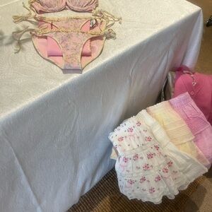 Floral Pink Bikini Set loveshackfancy